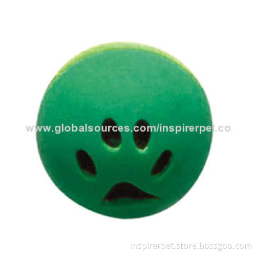 Pawl Rubber Pet Play Toy Squeaky Ball
